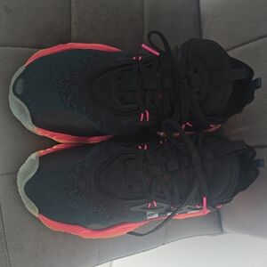 adidas Black and Pink Athletic Shoes
